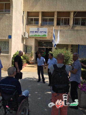 رئيس البلدية عادل بدير ومازن غنايم يجتمعون بوزيرة العدل الإسرائيلية، تسيبي ليفني.